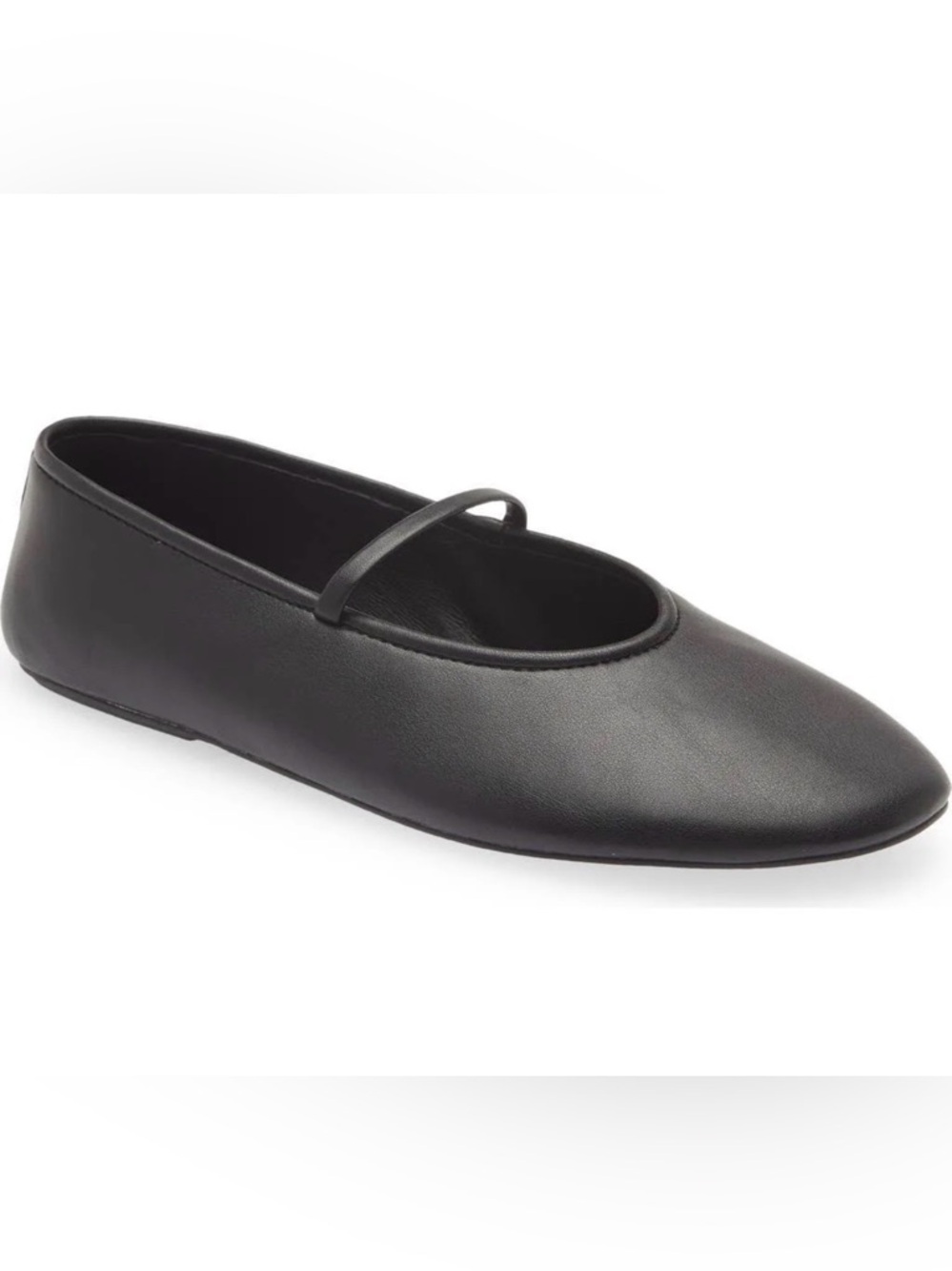 Classic Jeffery Campbell Black Mary Jane Flat - Women's Ballet Shoe